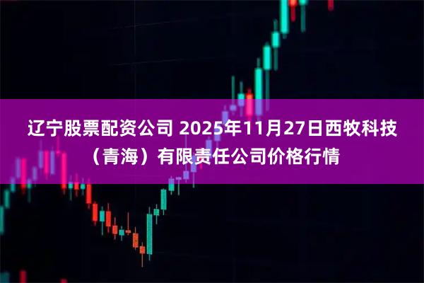 辽宁股票配资公司 2025年11月27日西牧科技（青海）有限责任公司价格行情